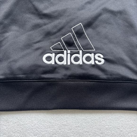 ADIDAS Boys Kids Three Stripe Tricot Classic Activewear Zip Jacket Size 6 Black - Picture 9 of 9